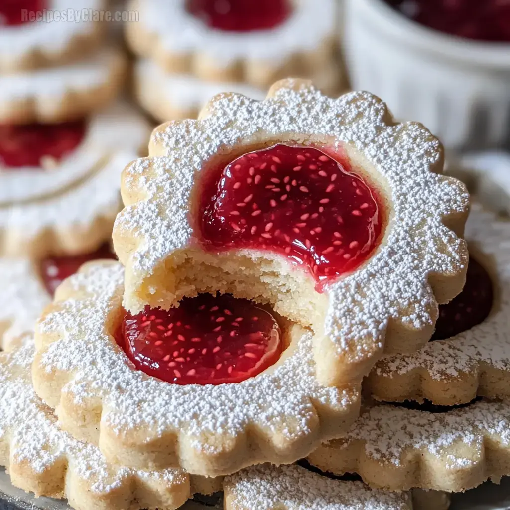Linzer Sandwich Cookies