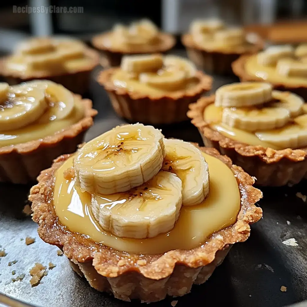 Banana Tarts with Caramel