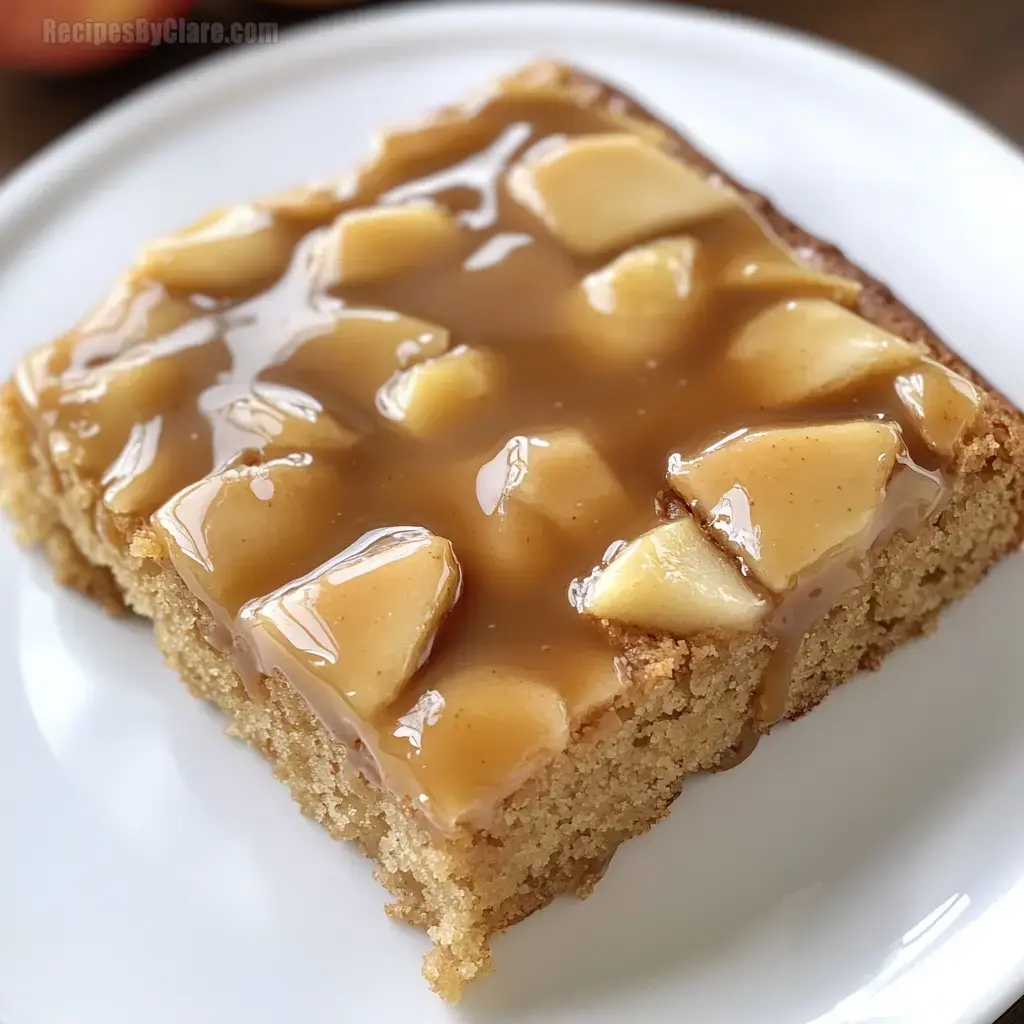 Gooey Caramel Apple Cake