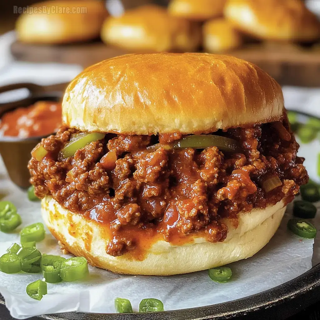 Homemade Sloppy Joes Dish