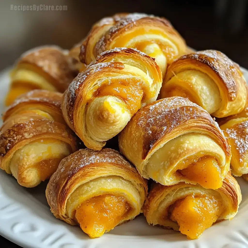 Mini Pumpkin Pie Rolls