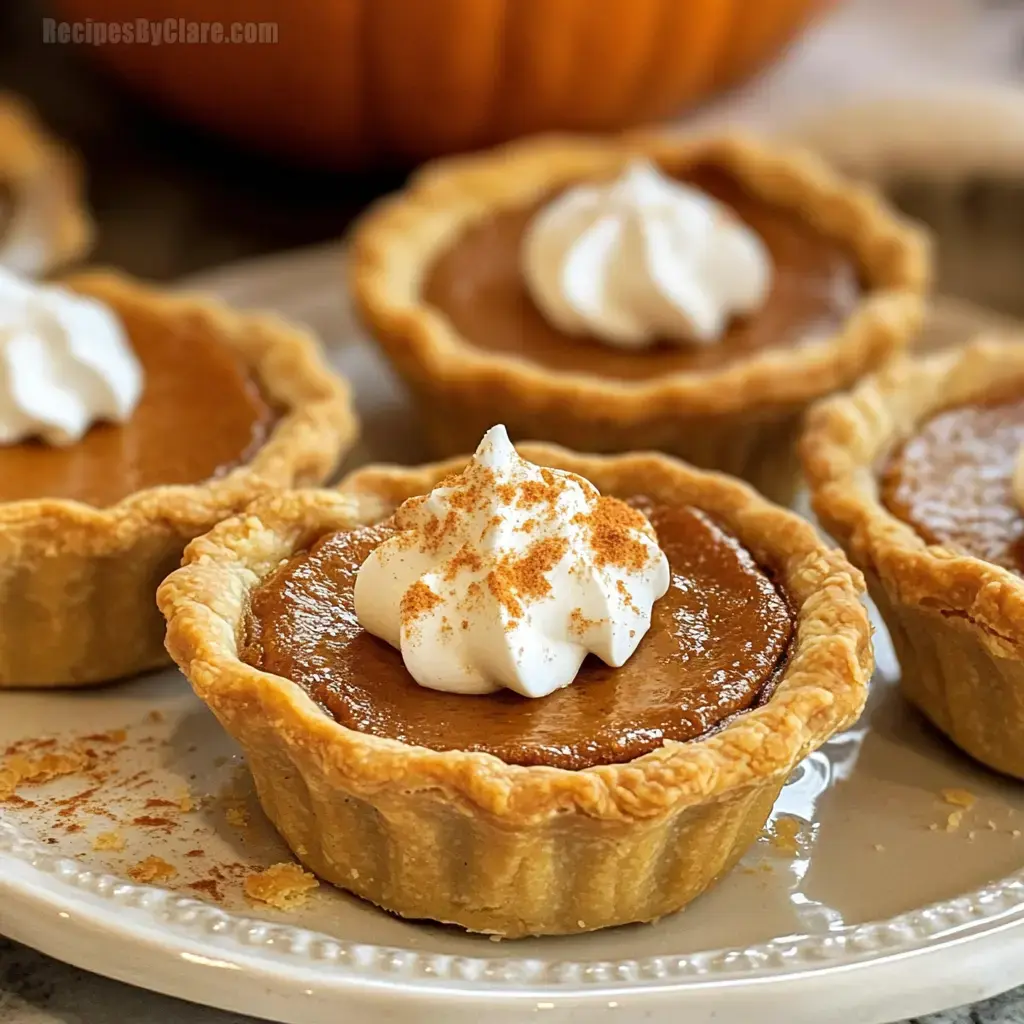 Cute Mini Pumpkin Pies
