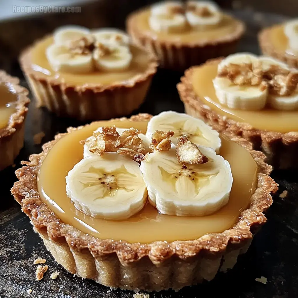 Mini Banana Cream Tarts