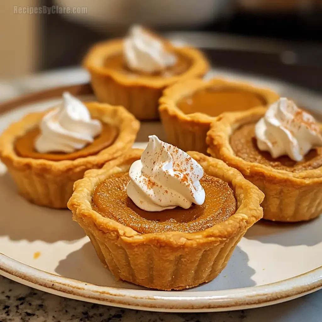Charming Tiny Pumpkin Pies