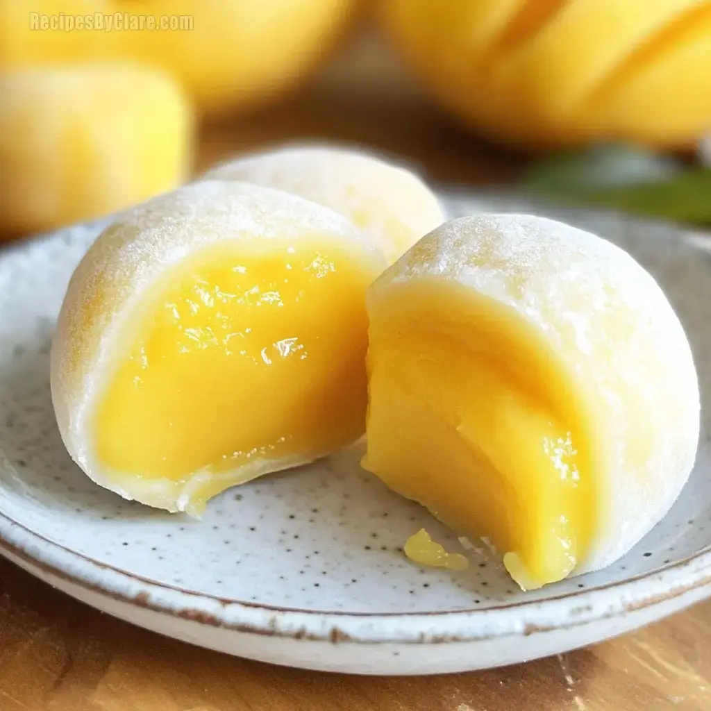 Tasty 3-Ingredient Mango Mochi