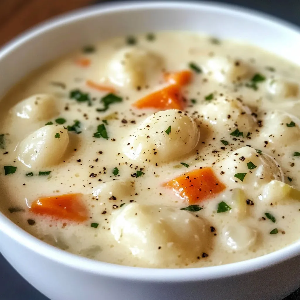 Creamy Chicken Gnocchi Soup