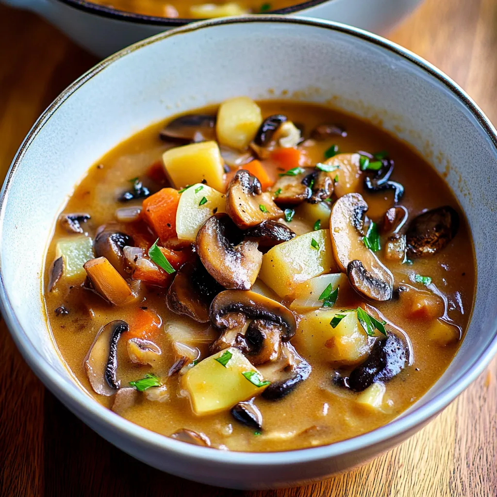 Hearty Vegetarian Mushroom Stew