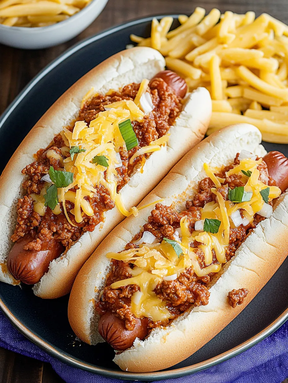 Classic Chili Cheese Dogs Recipe