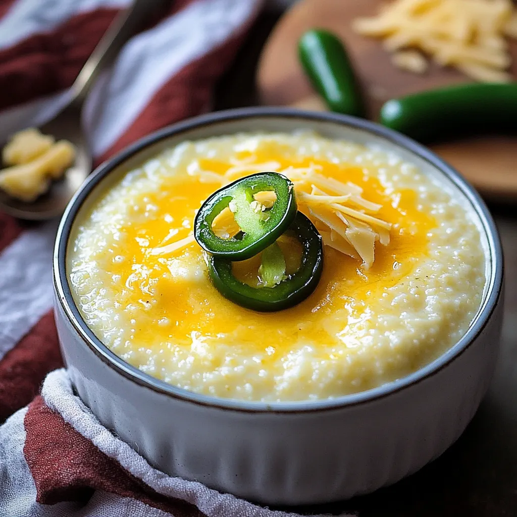 Cheesy Jalapeño Grits