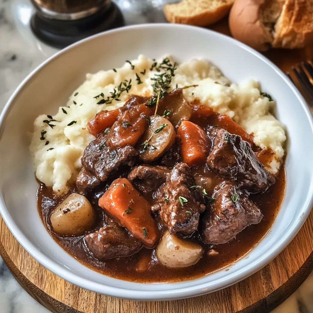 Hearty French Beef Bourguignon