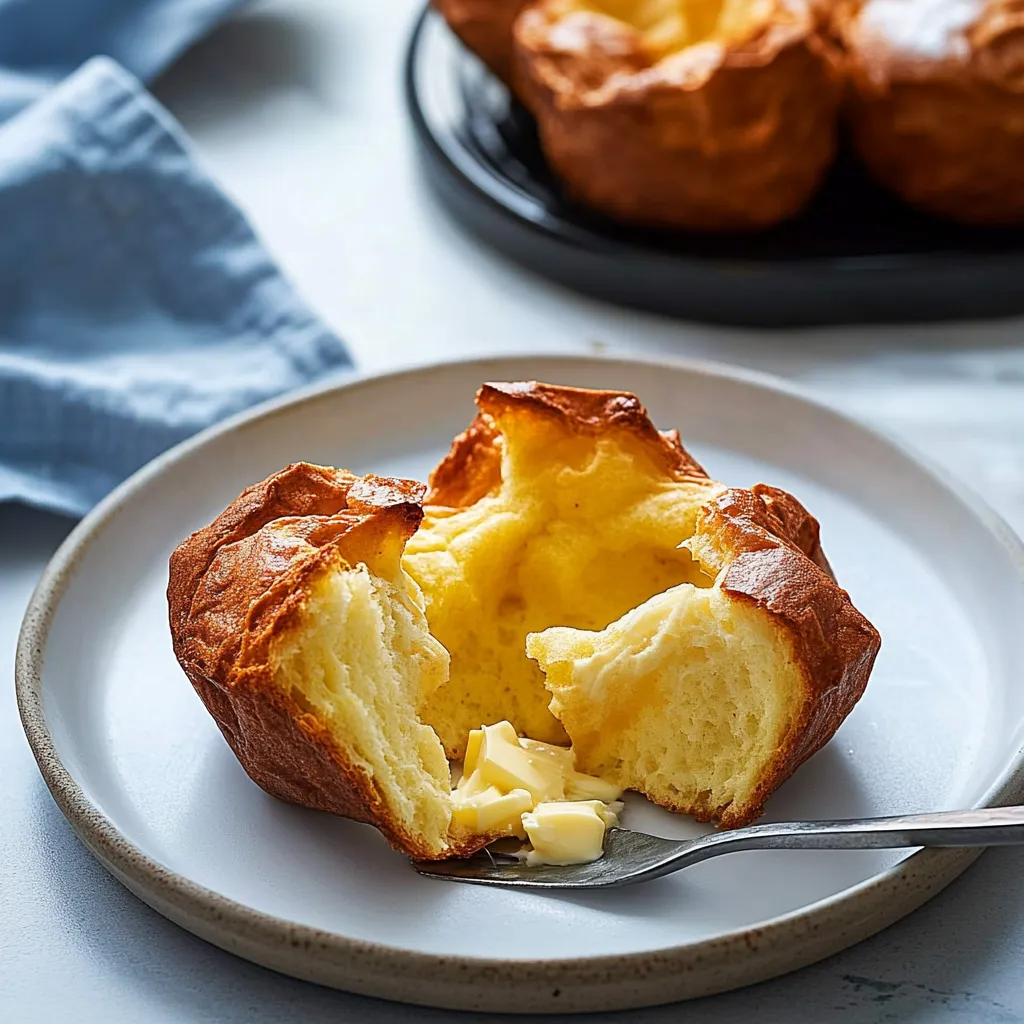 Golden and Buttery Homemade Popovers