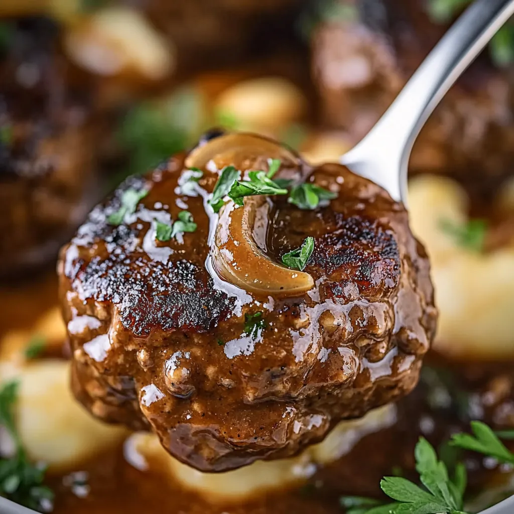 Simple Salisbury Steak Dish