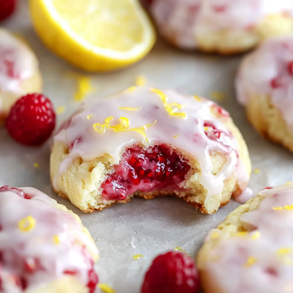 Lemon Raspberry Cookies Recipe