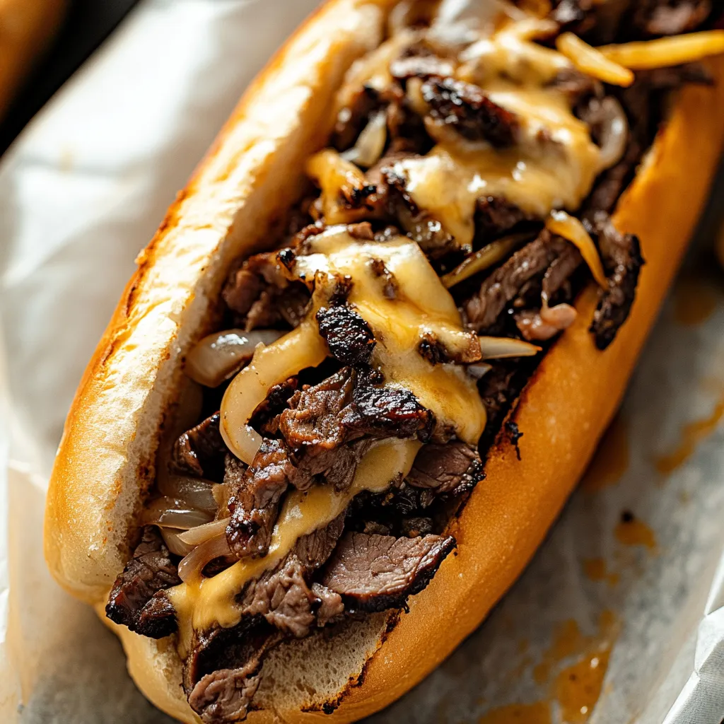 Philly Cheesesteak Sandwich