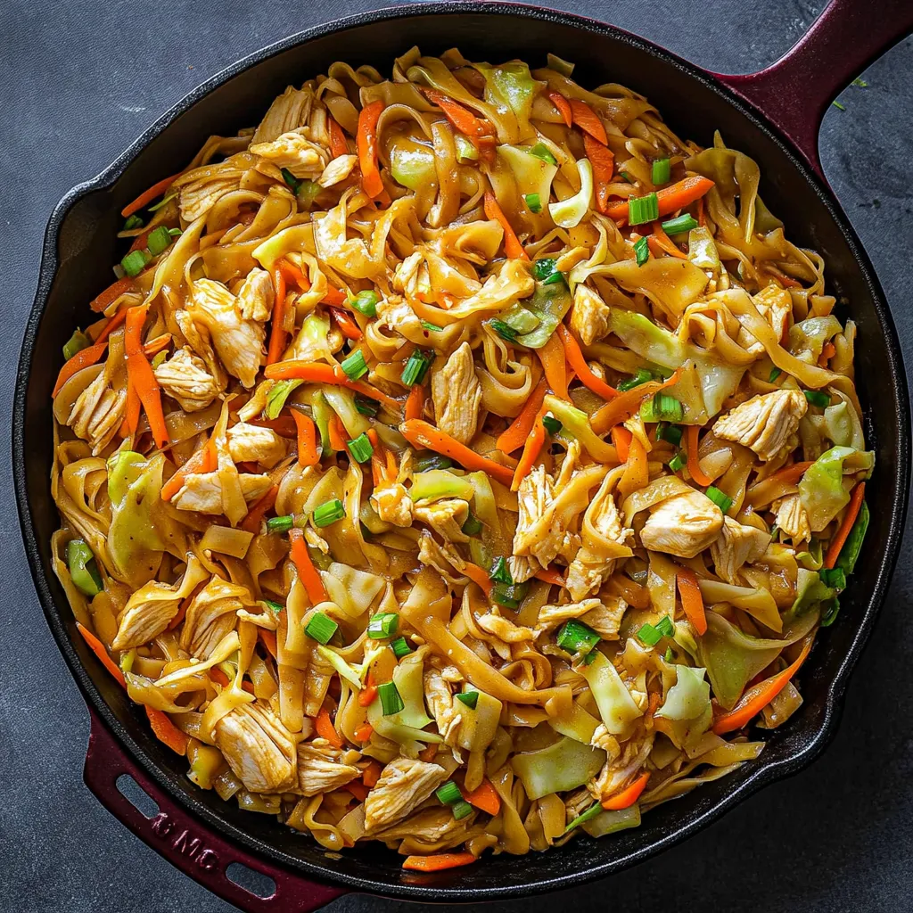 Chicken Chow Mein Sauce and Veggies