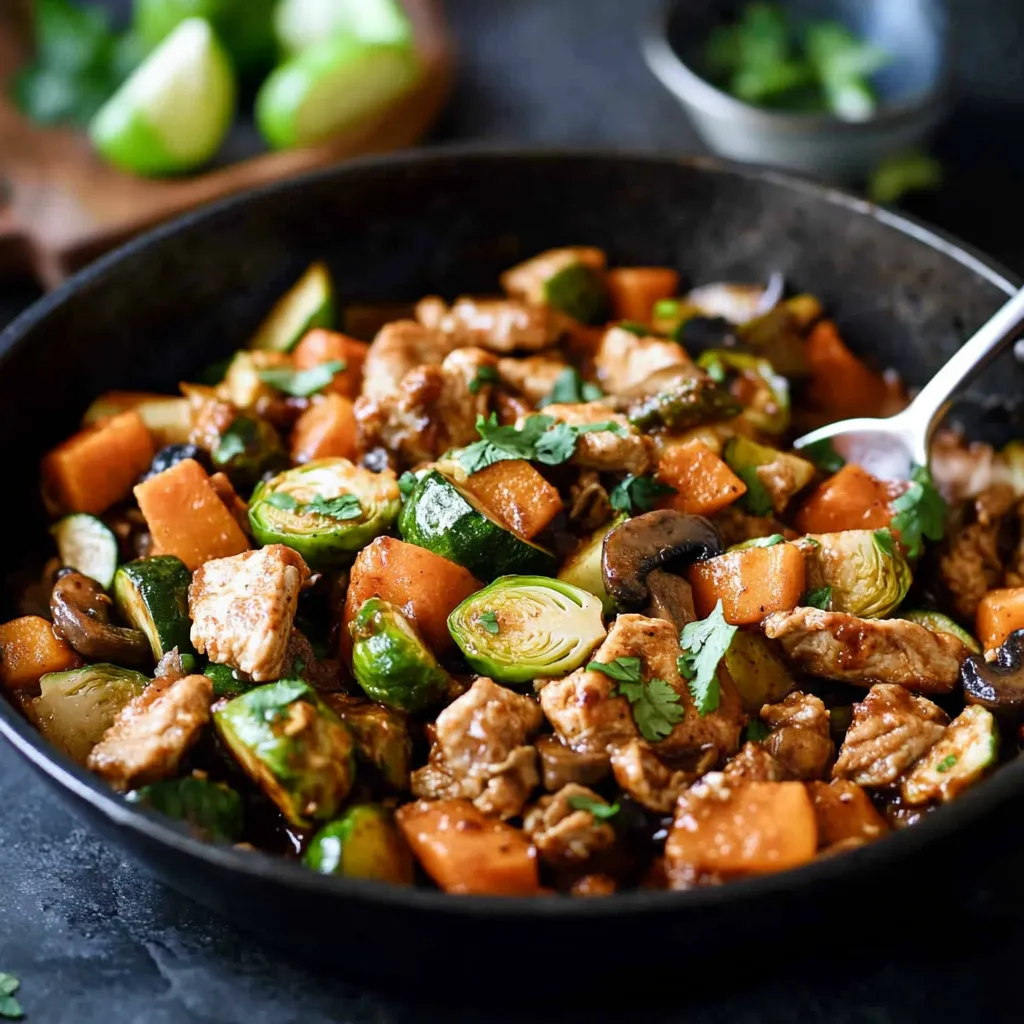 BBQ Ranch Turkey Veggie Skillet