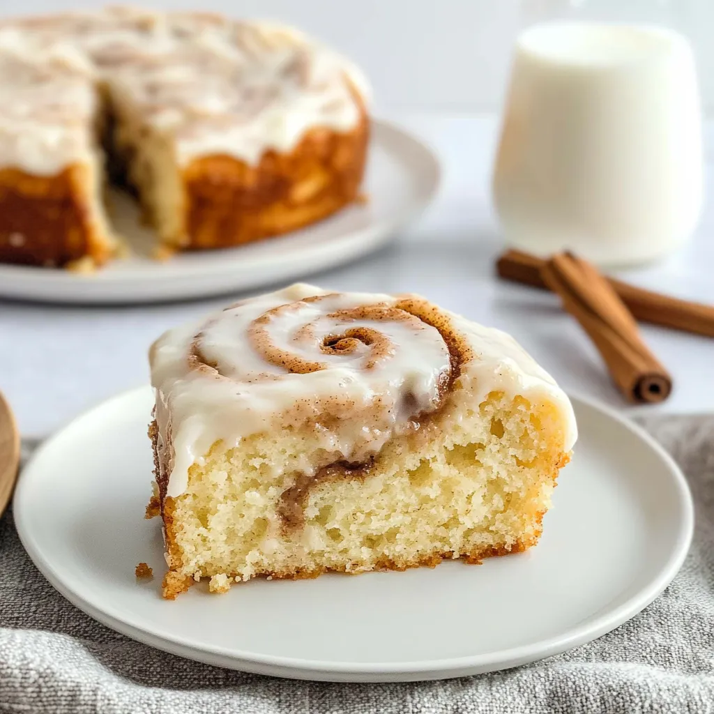Gooey Cinnamon Roll Cake
