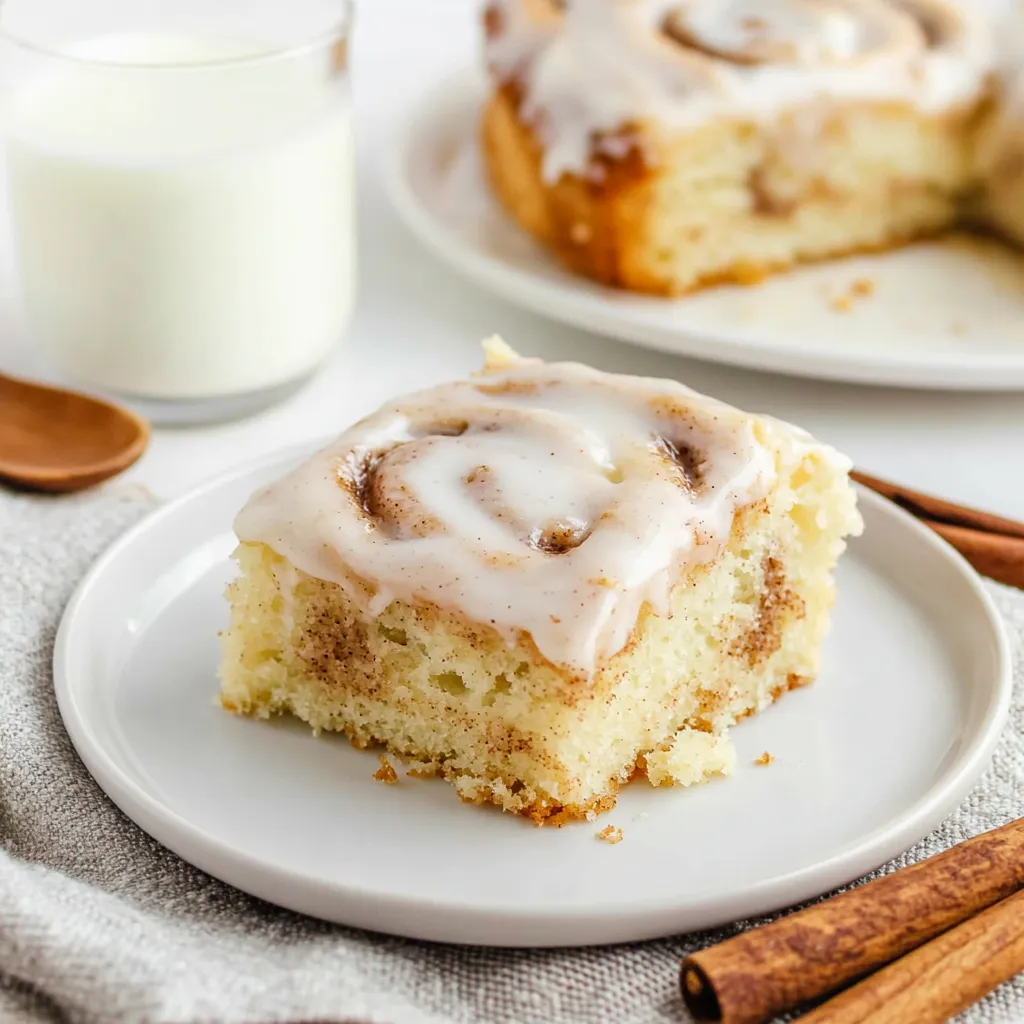 Delicious Cinnamon Roll Cake Dessert