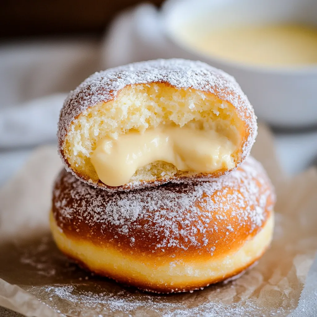 Soft fluffy Italian doughnuts