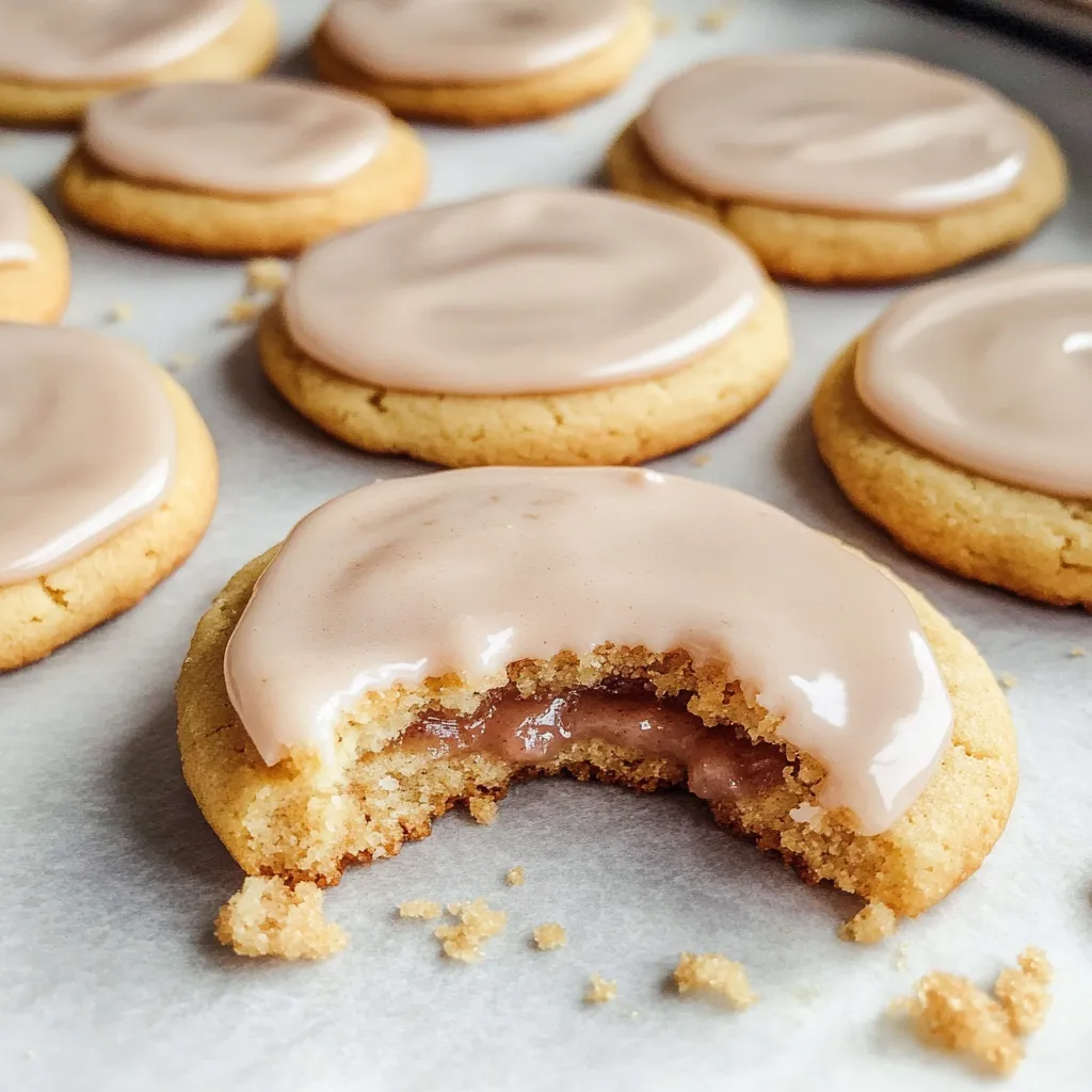 Close-up Look At Brown Sugar Pop Tart Cookies
