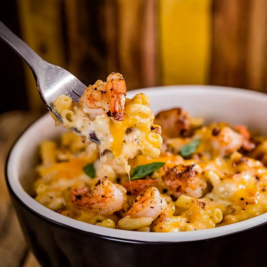Seafood Cajun Mac with Shrimp and Crab