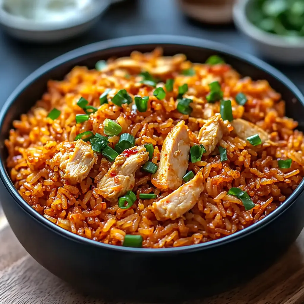 Chicken and Kimchi Fried Rice
