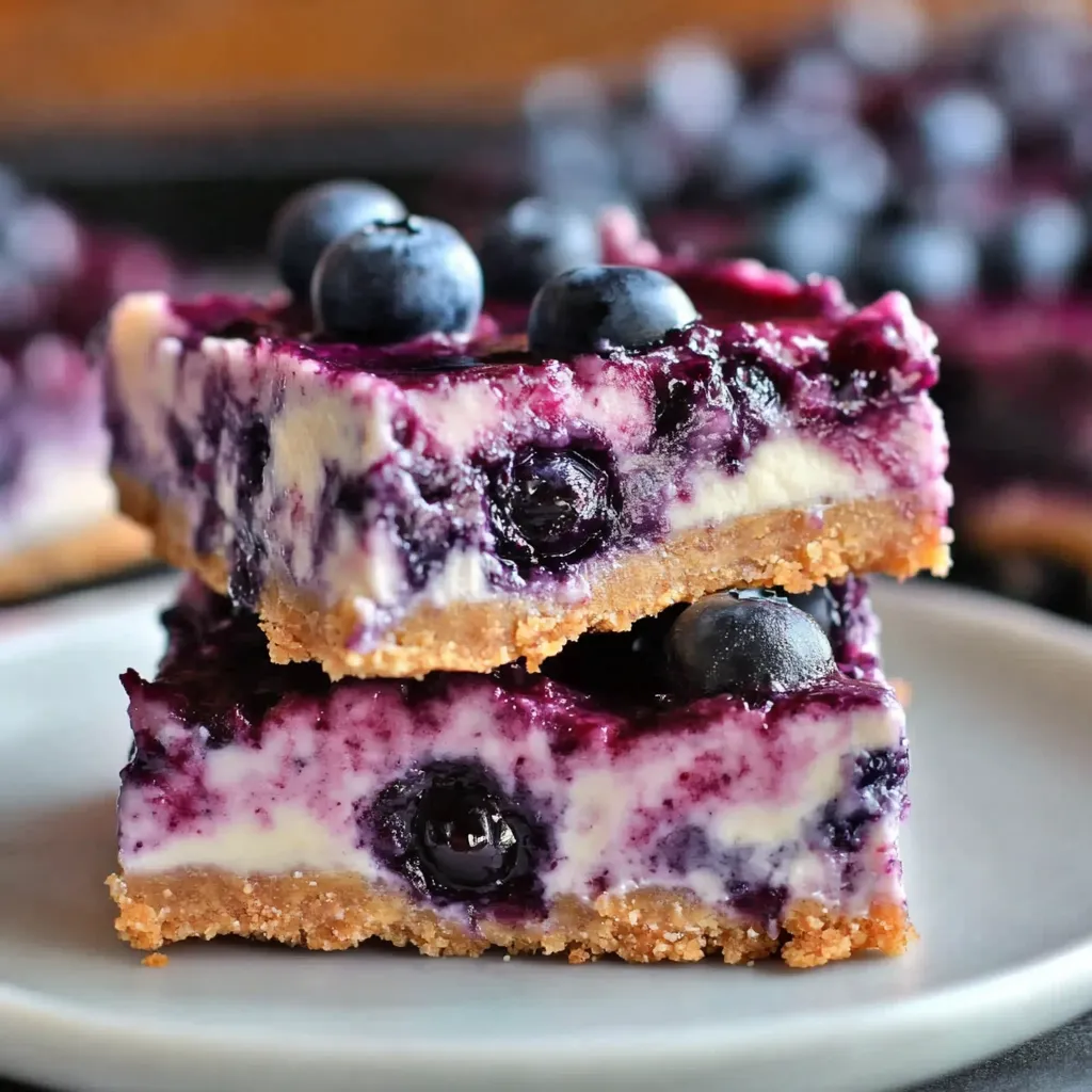 Blueberry Cheesecake Bars