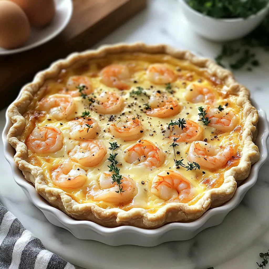 Cheesy Shrimp and Pepper Jack Pie
