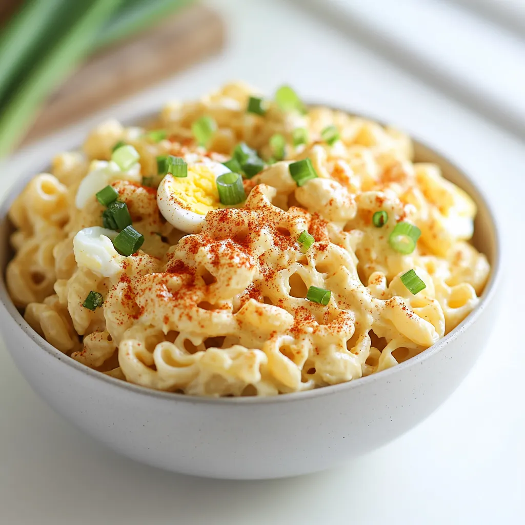 Egg Salad Pasta