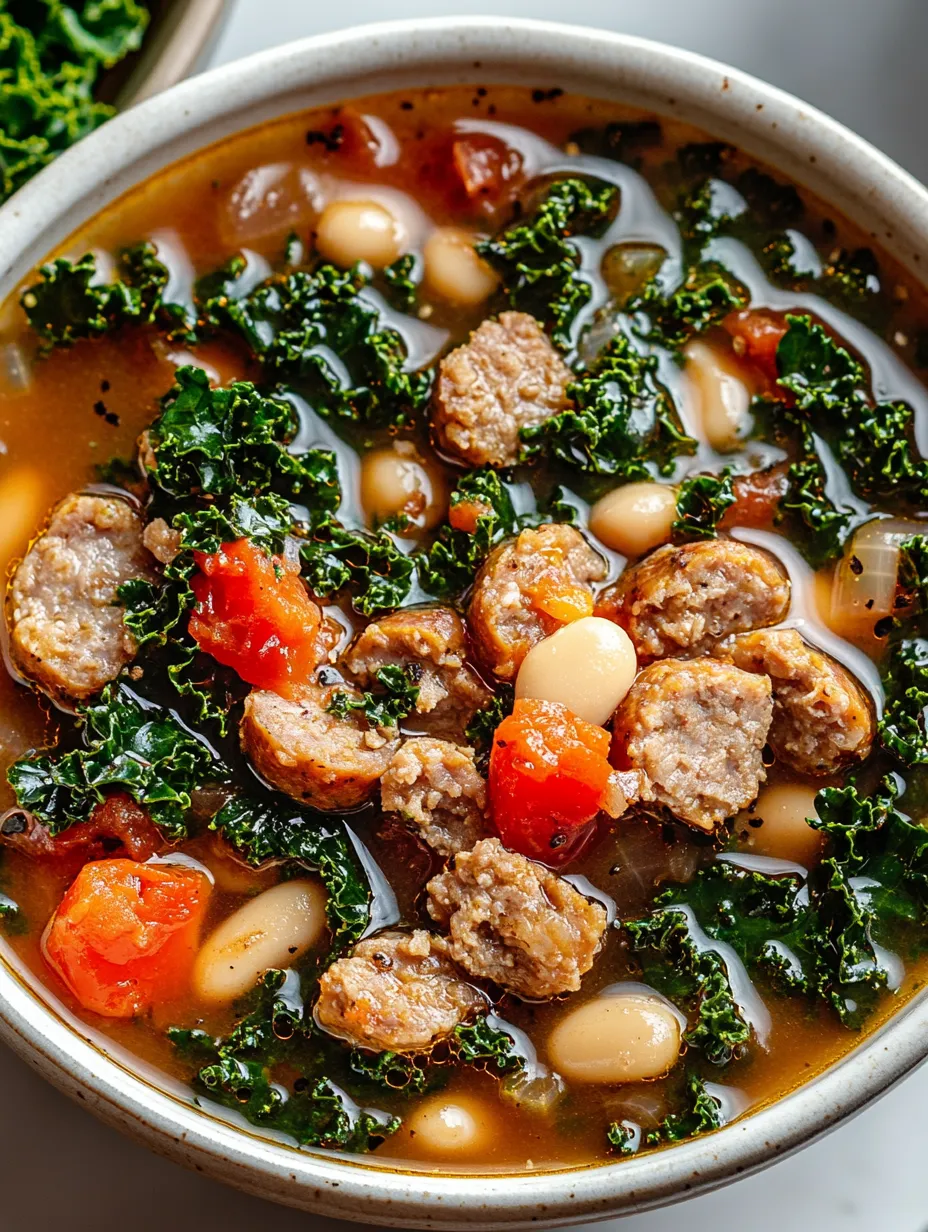 Sausage and Kale Soup Homemade