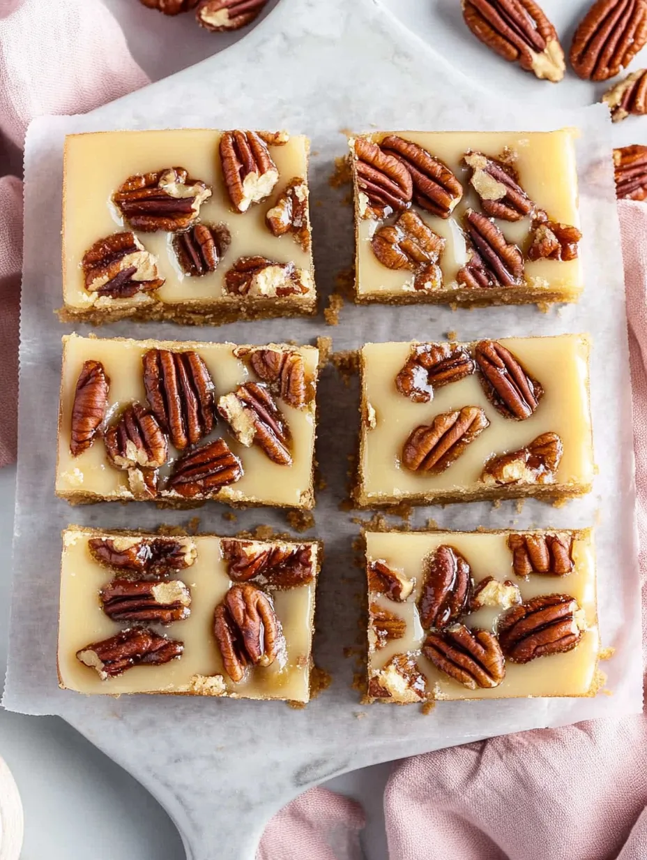 Carolina Pecan Bars Homemade