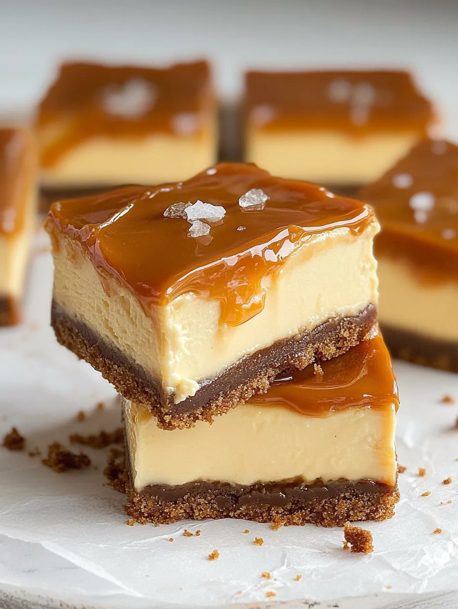 Easy Dulce de Leche Cheesecake Bars