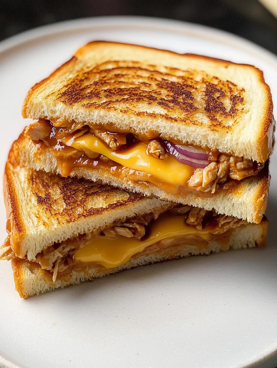 BBQ Chicken Grilled Cheese Recipe