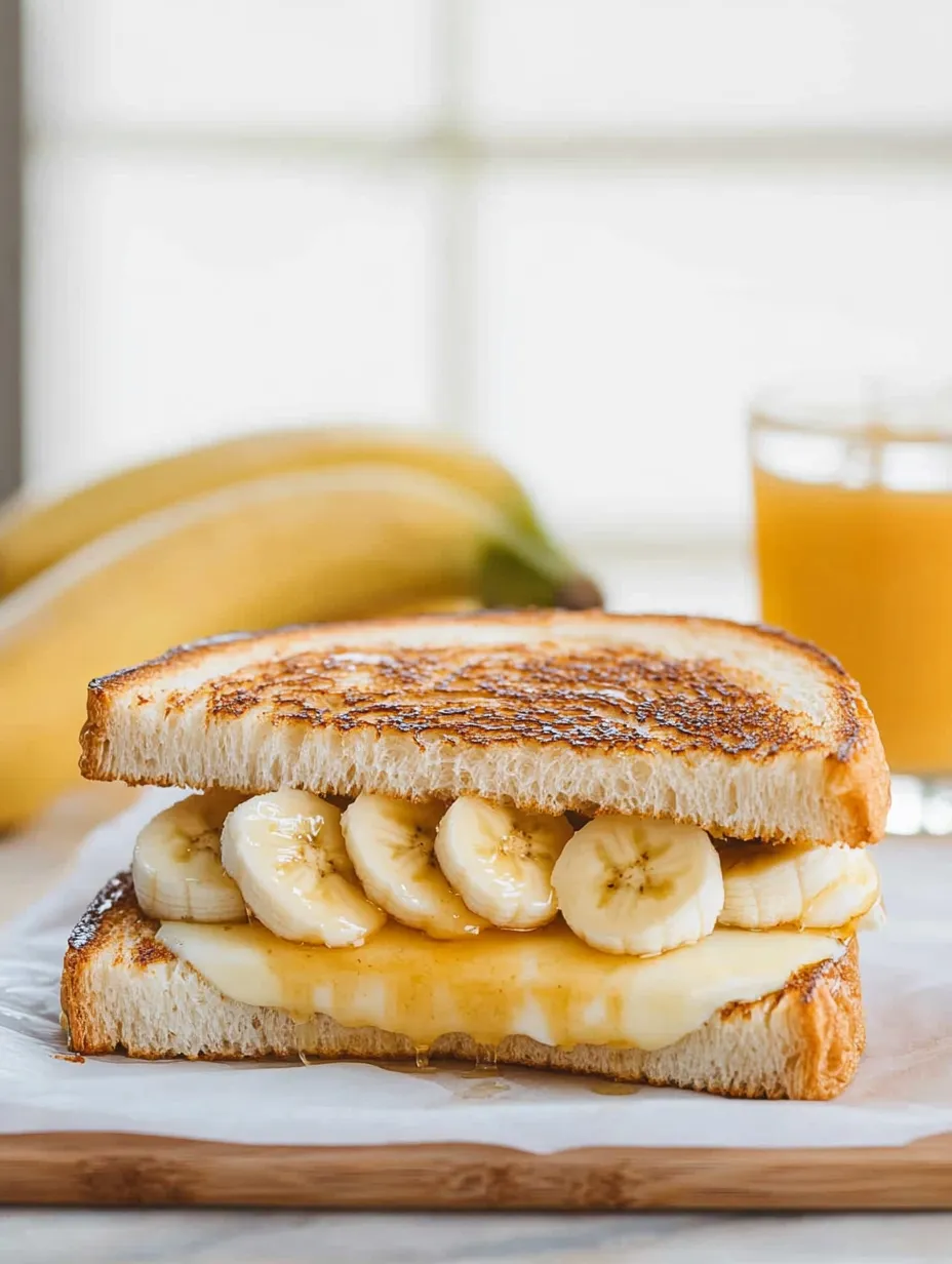 Honey Banana Grilled Cheese Sandwich Recipe