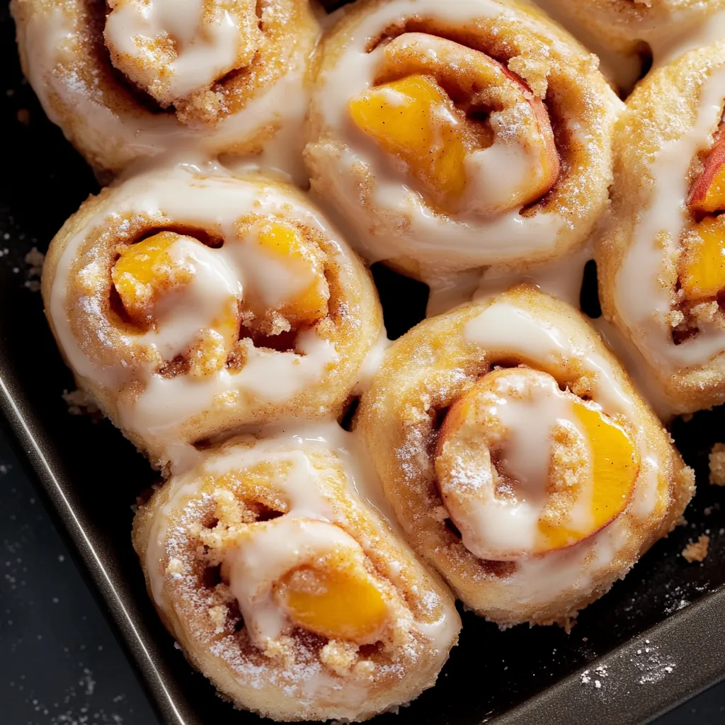 Picture of Peach Cobbler Rolls