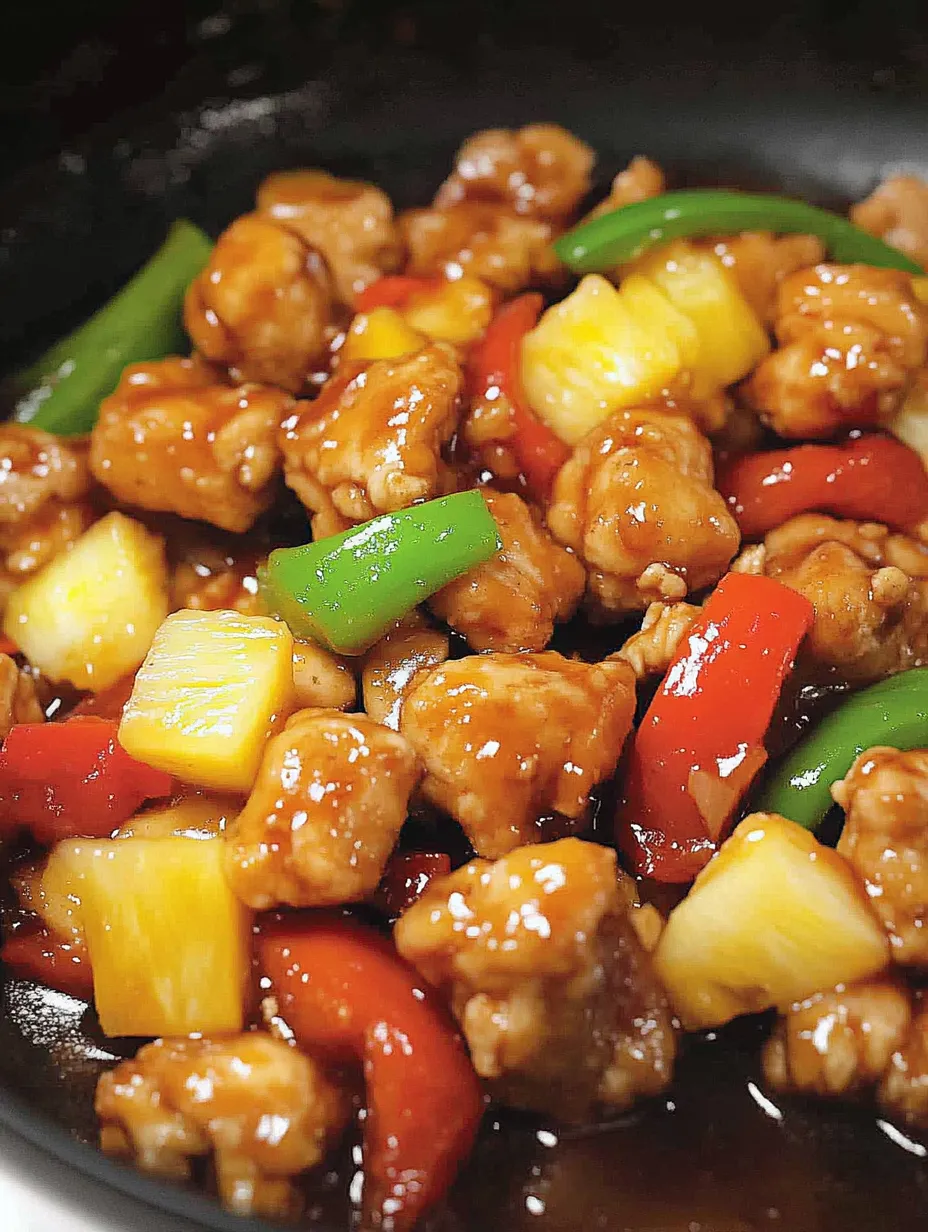 Sweet and Sour Chicken Homemade