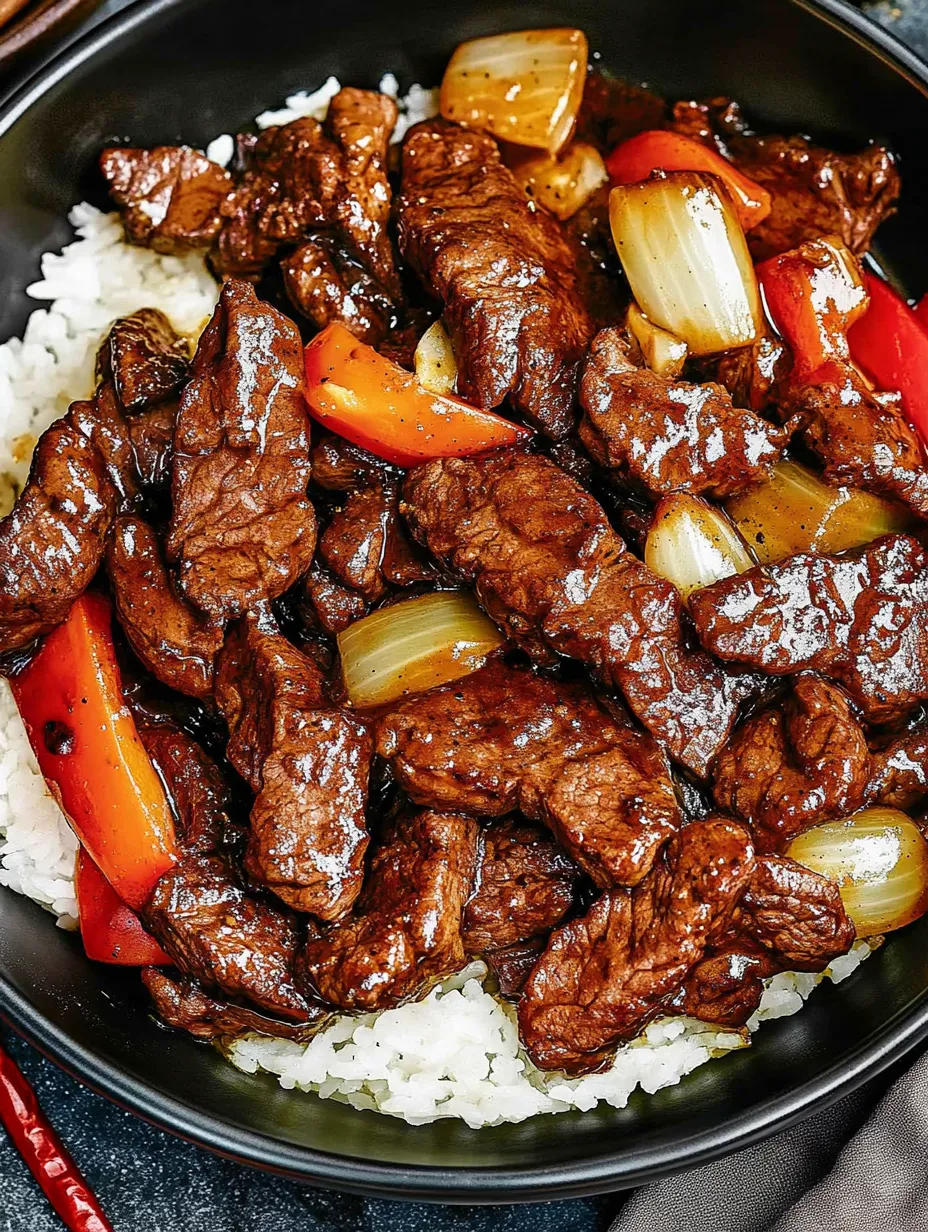 Easy Black Pepper Beef