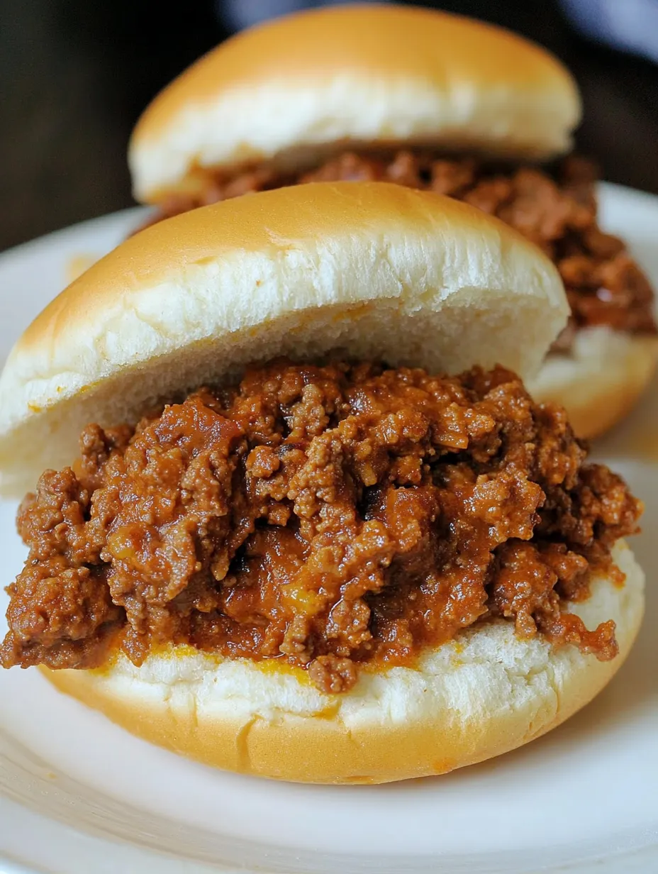 Easy Homemade Sloppy Joe Sandwiches Recipe