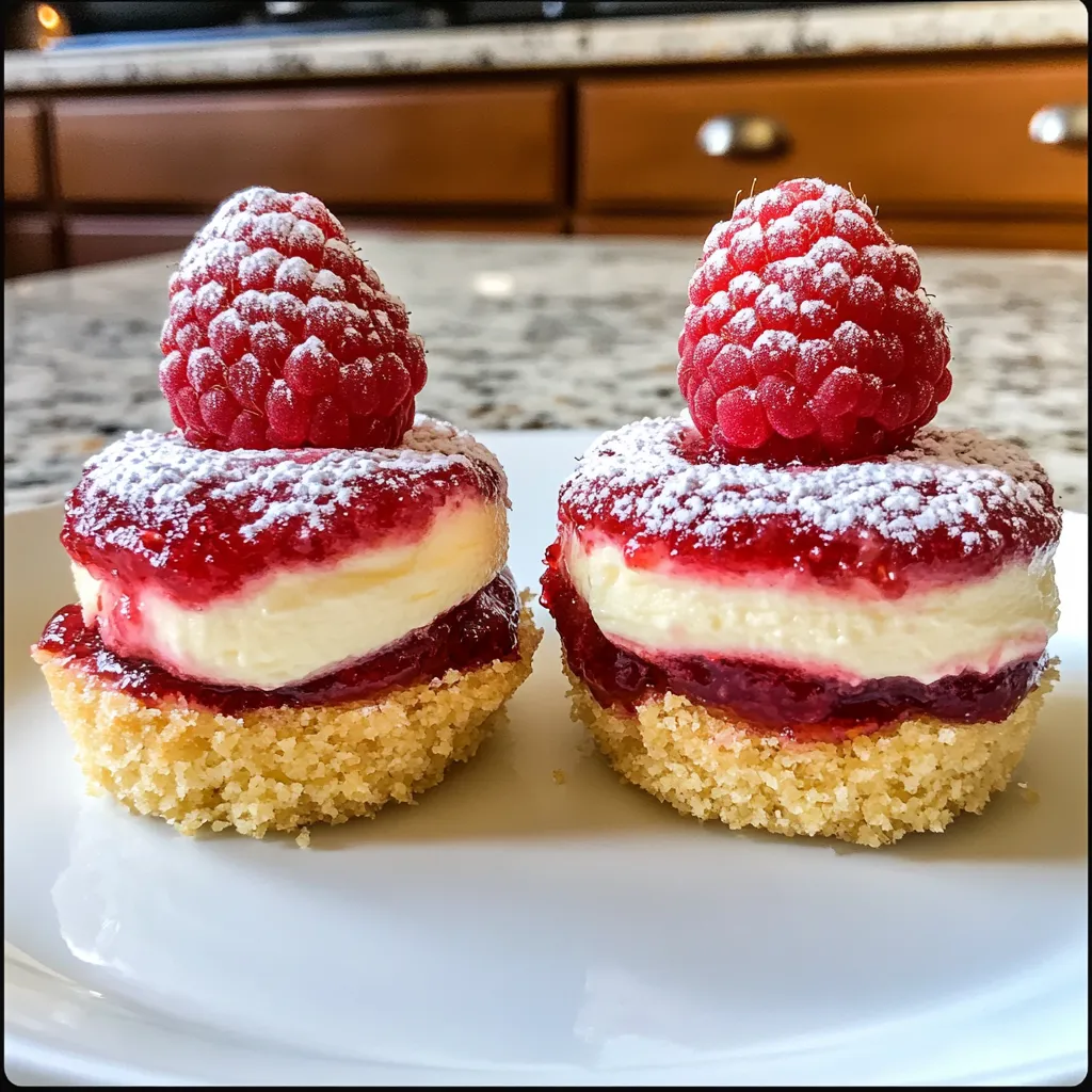 Lemon Raspberry Cheesecake Cups Recipe