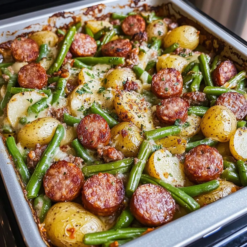 Delicious Green Bean Potato Casserole