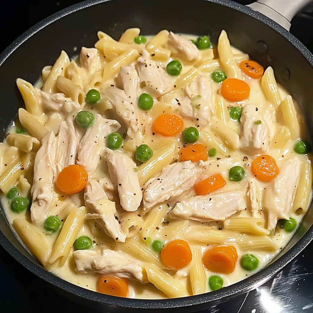 Cozy Chicken Pot Pie Pasta