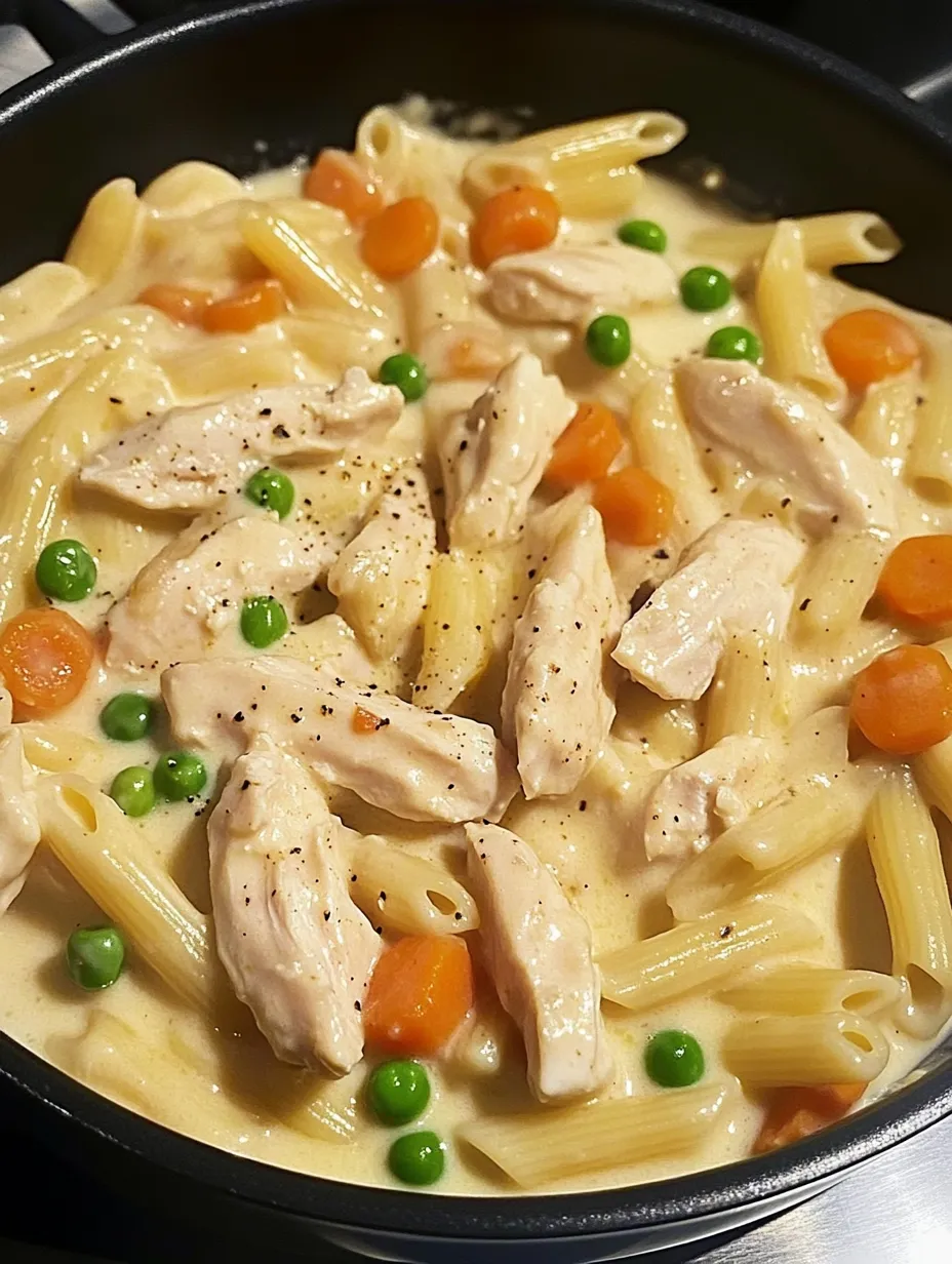 Chicken Pot Pie Pasta Recipe