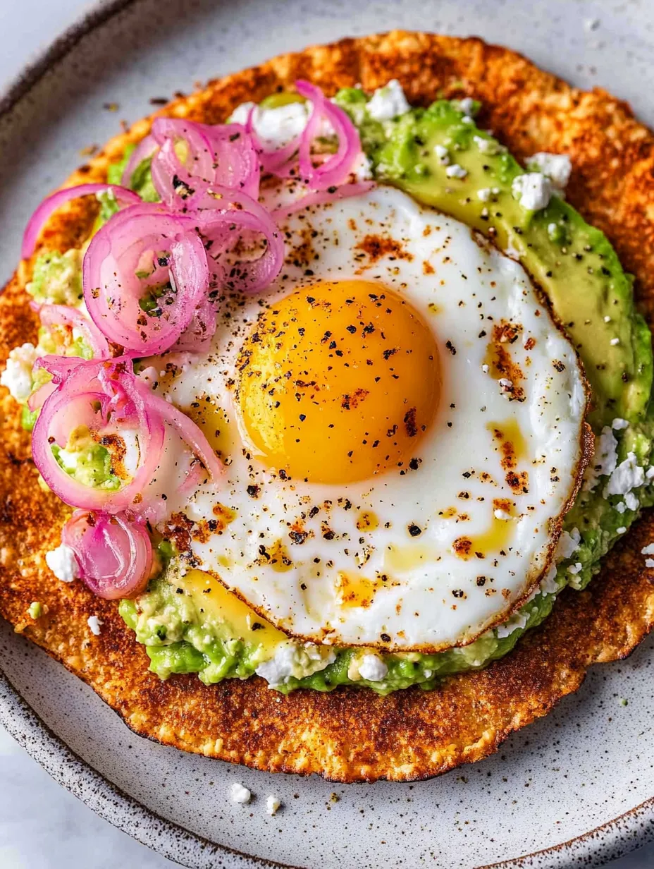 Crispy Feta Fried Eggs Recipe