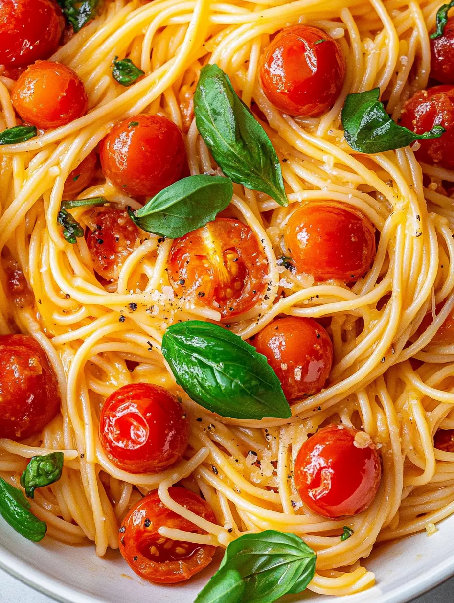 Cherry Tomato Pasta Homemade