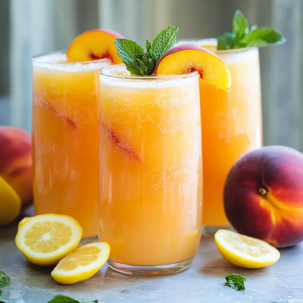 Peachy Lemon Drink