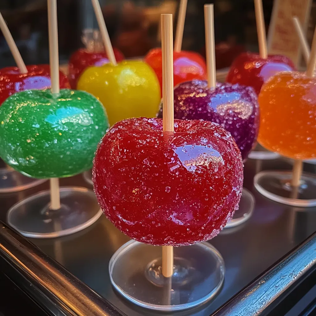 Bright and Shiny Jolly Rancher Candy Apples