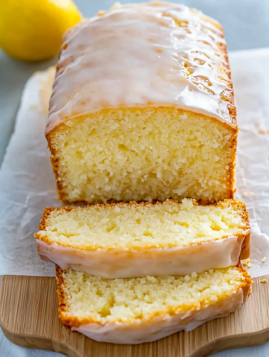 Bakery-style lemon cake - moist and aromatic