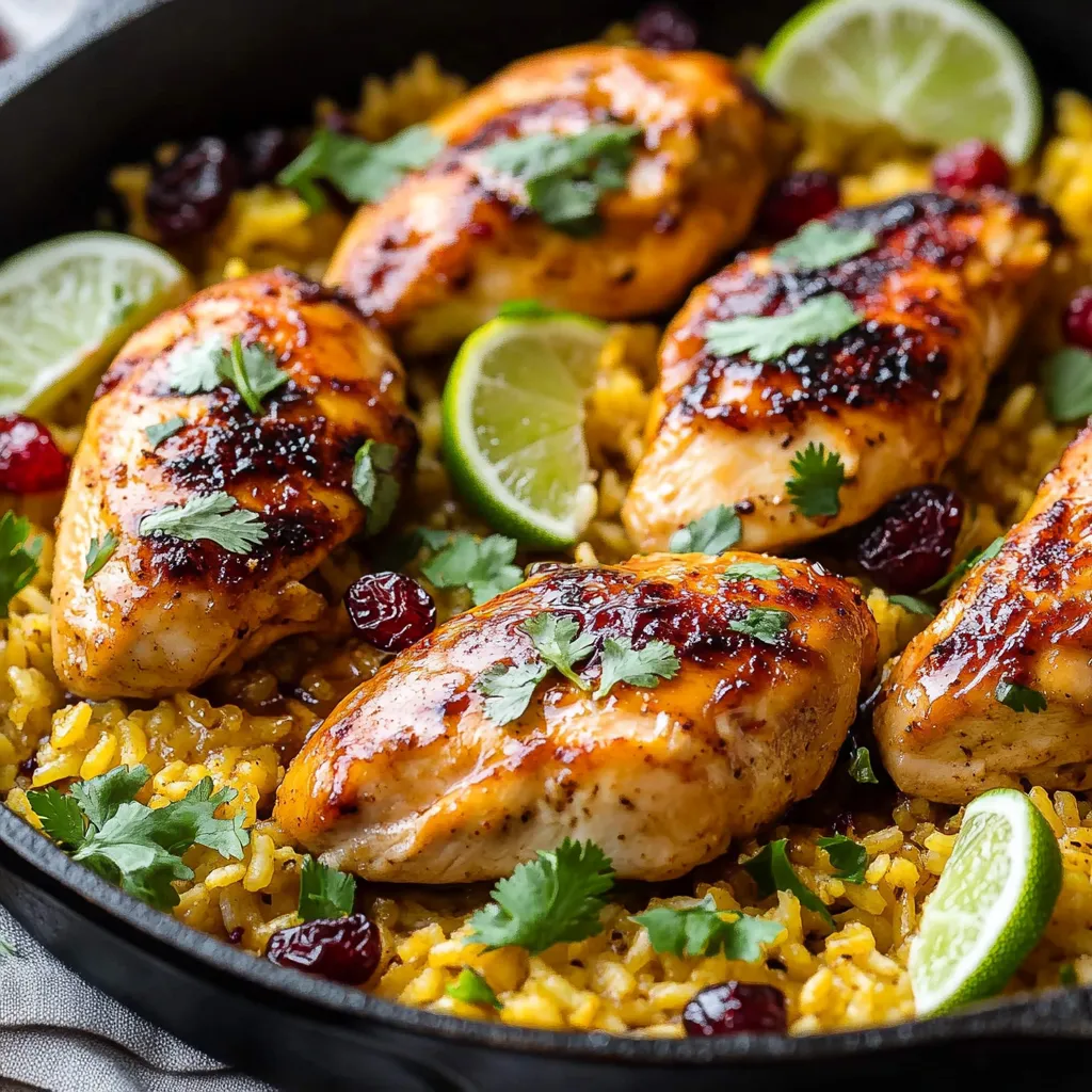 Easy One Pan Chipotle Honey Chicken and Rice Recipe