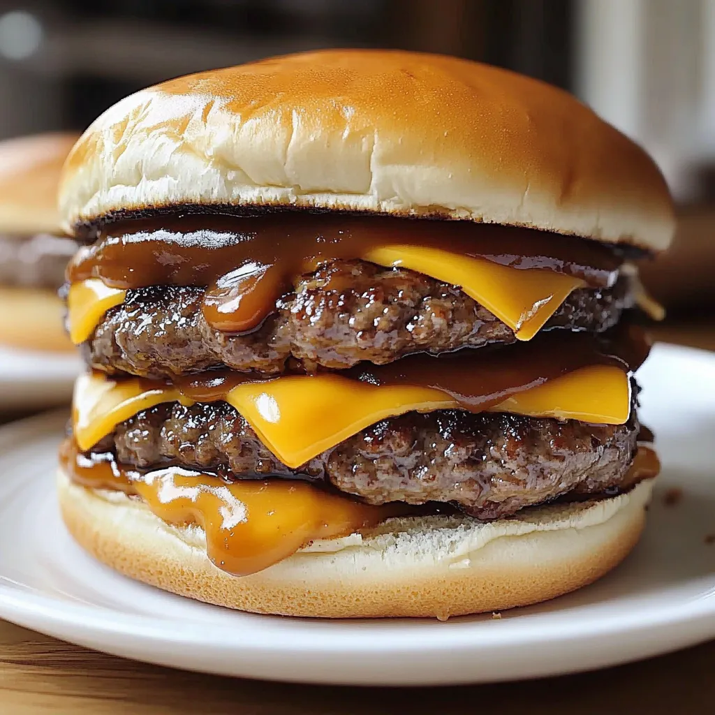 Steak and Shake Garlic Double Steakburger Recipe