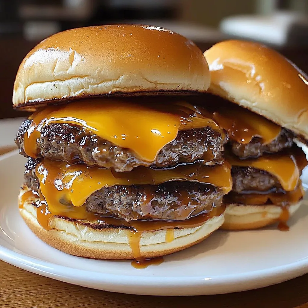 Easy Steak and Shake Garlic Double Steakburger